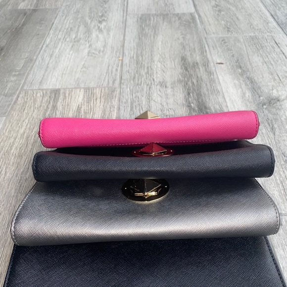 💖💖💖 KATE SPADE clutch in hot pink. EUC. 💖💖💖 - Picture 10 of 13